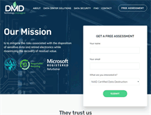 Tablet Screenshot of dmdsystems.com